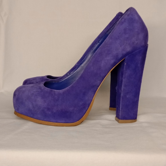 Steve Madden "Sarrina" pumps in purple suede - Picture 3 of 4